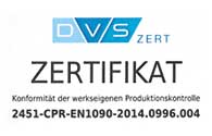 dvs zertifikat von schrader