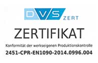 dvs zertifikat von schrader